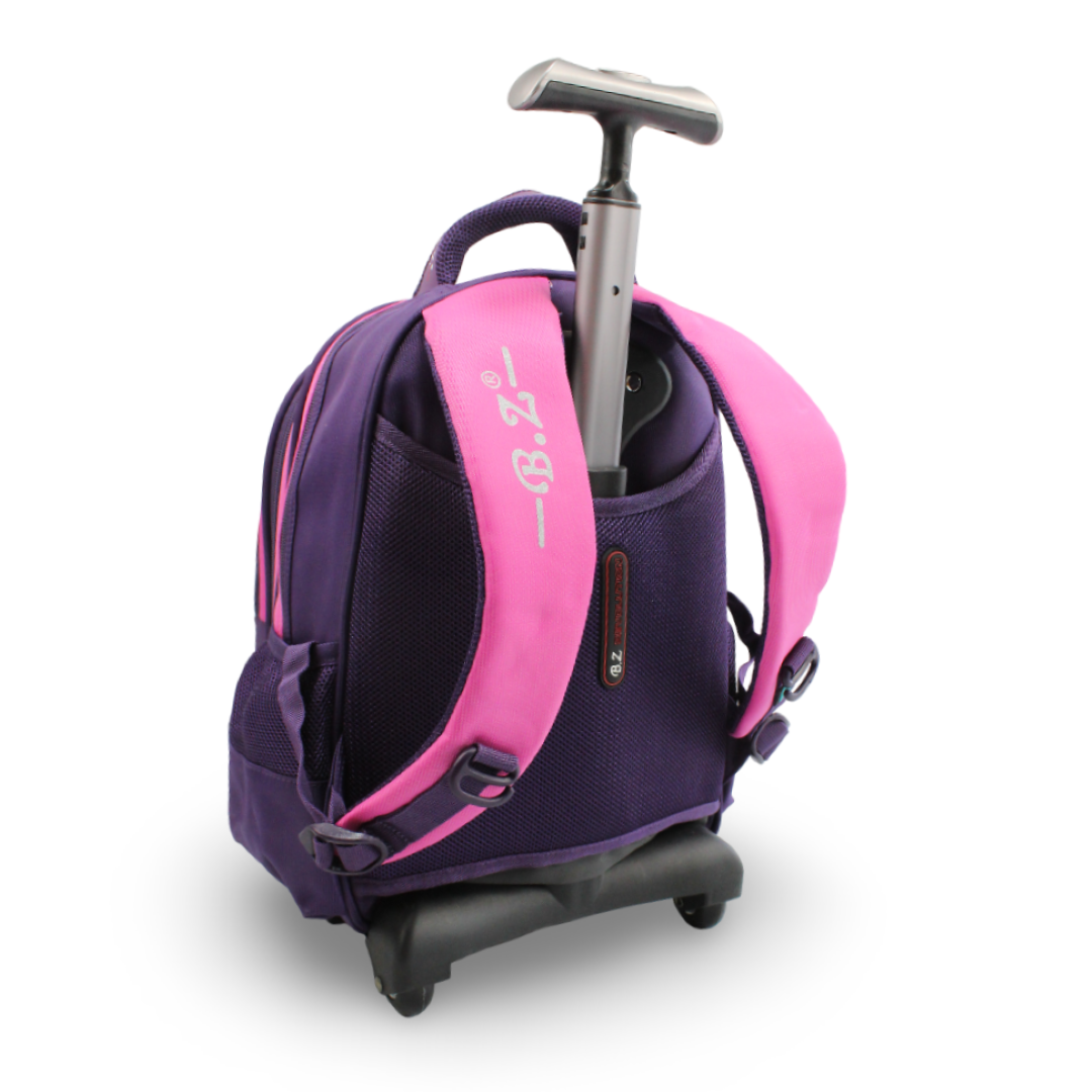 BZ Unicorn Trolley Bag 15 Inches – Purple & Pink