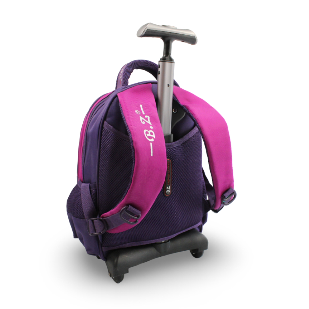 BZ Raya Trolley Bag 15 Inches – Purple & Fuchsia