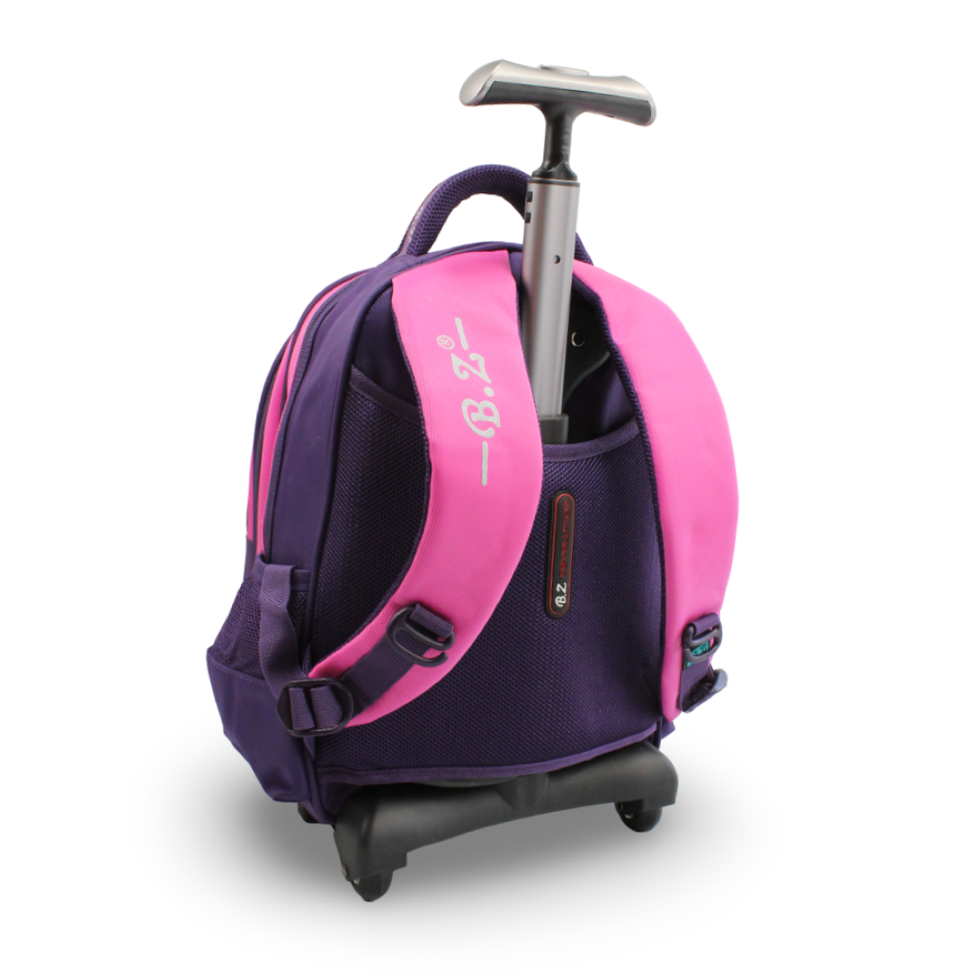 BZ Raya Trolley Bag 15 Inches – Purple & Pink