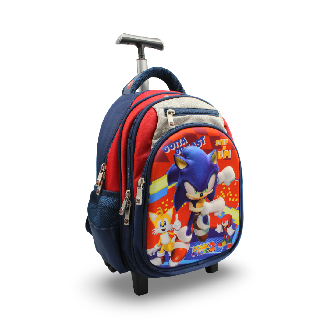 BZ Sonic Trolley Bag 15 Inches – Red & Navy