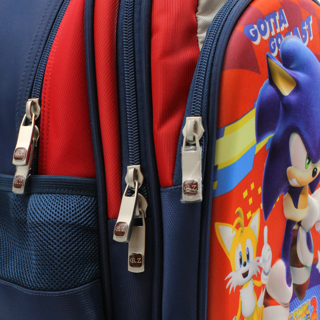 BZ Sonic Trolley Bag 15 Inches – Red & Navy