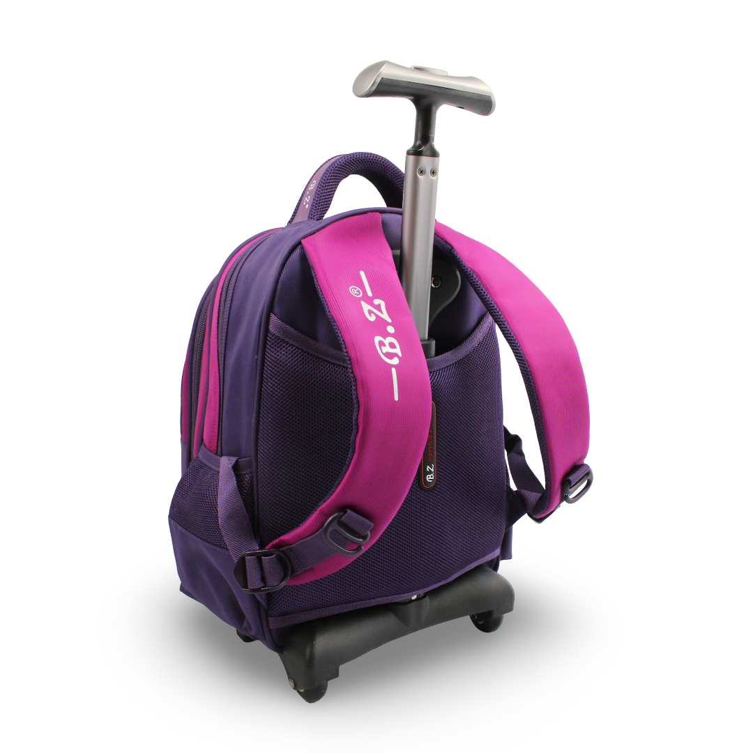 BZ Unicorn Trolley Bag 16.5 Inches – Fuchsia & Purple