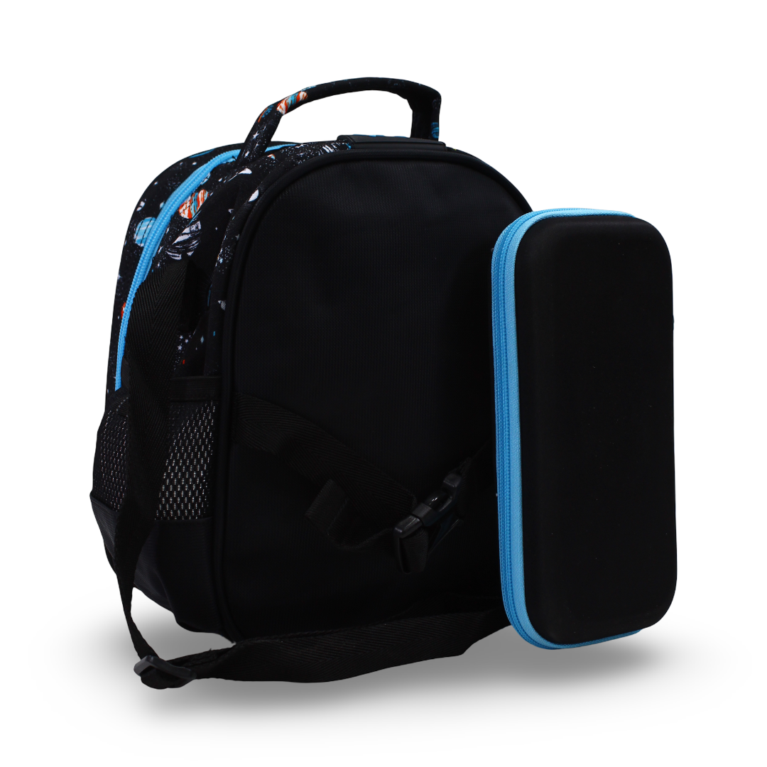 BZ Astronaut (Lunch Bag + Pencil Case) – Black
