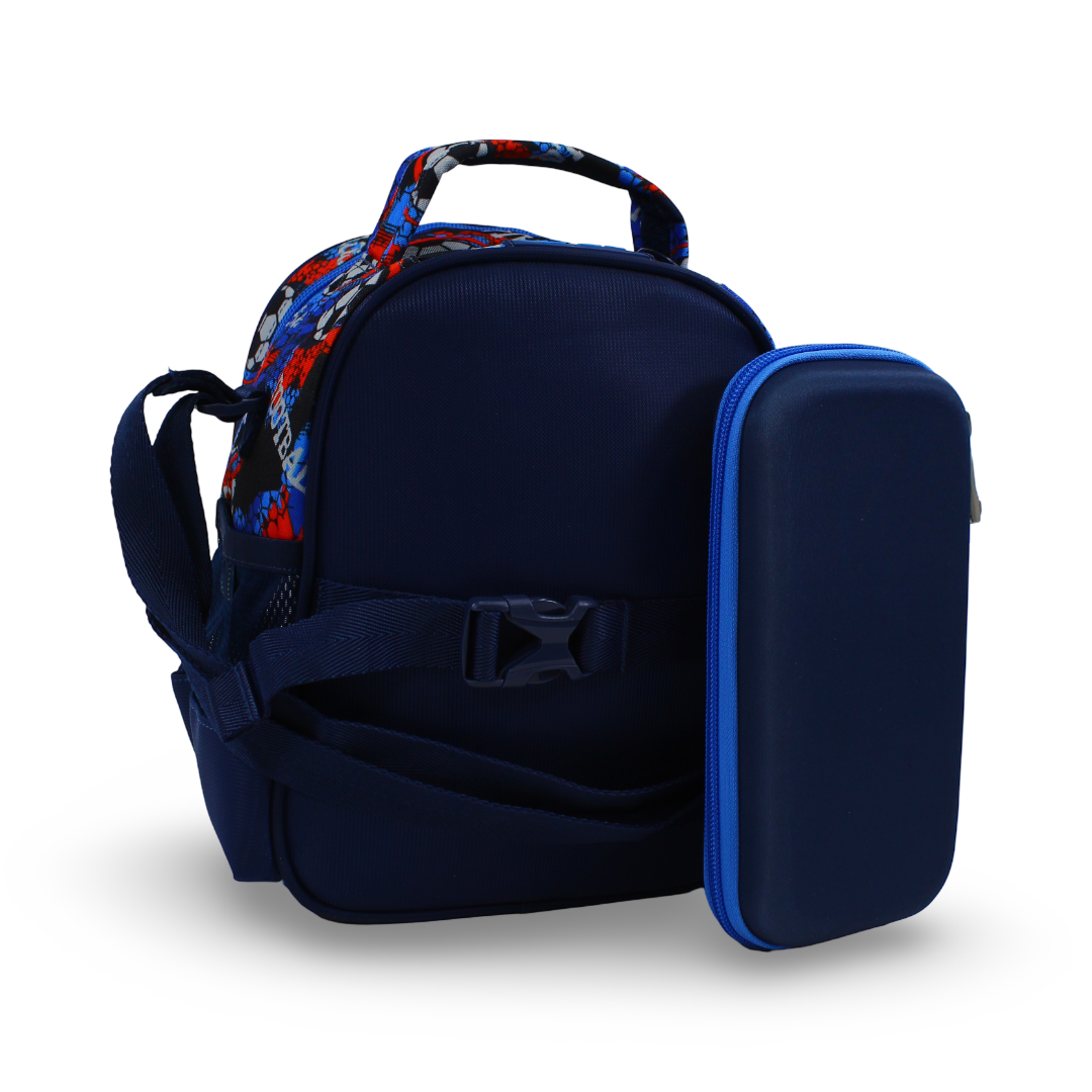 BZ Football School Set (Lunch Bag + Pencil Case) – Navy