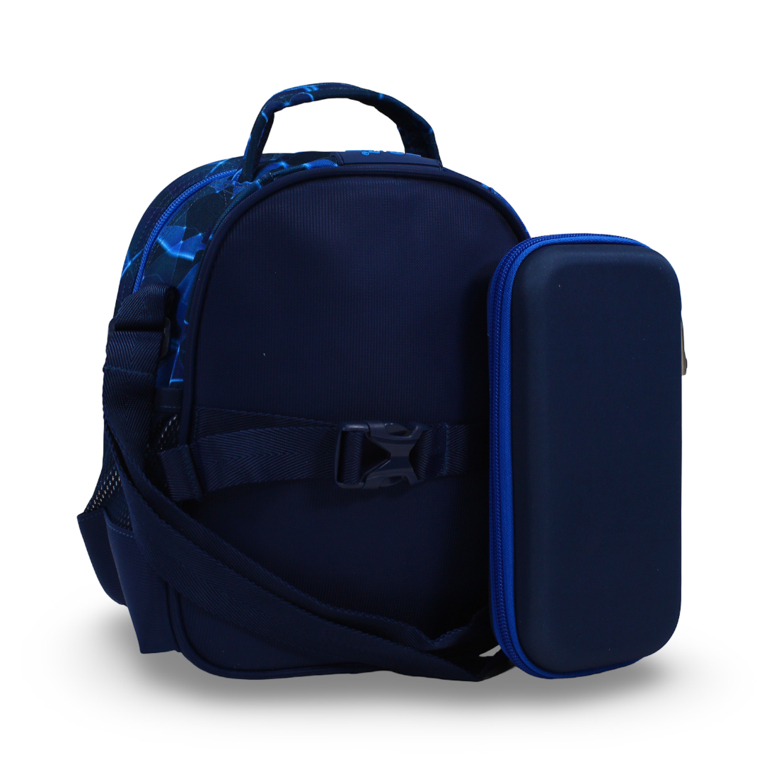 BZ Sonic School Set (Lunch Bag + Pencil Case) – Navy