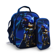 BZ Sonic School Set (Lunch Bag + Pencil Case) – Navy