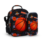 BZ Basketball School Set (Lunch Bag + Pencil Case) – Black