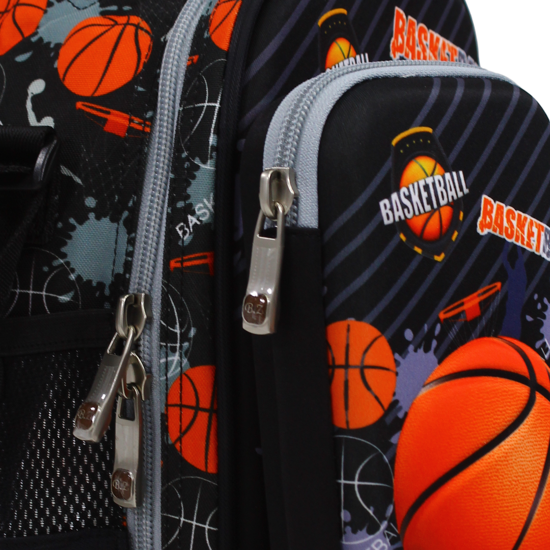 BZ Basketball School Set (Lunch Bag + Pencil Case) – Black