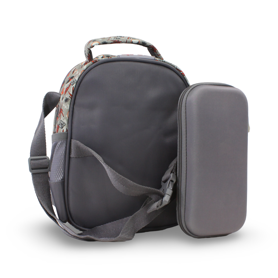 BZ Spider-Man School Set (Lunch Bag + Pencil Case) – Grey