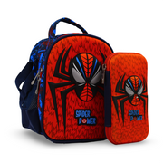 BZ Spider-Man School Set (Lunch Bag + Pencil Case) – Navy