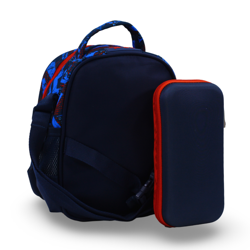 BZ Spider-Man School Set (Lunch Bag + Pencil Case) – Navy