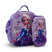 BZ Elsa School Set (Lunch Bag + Pencil Case) – Purple