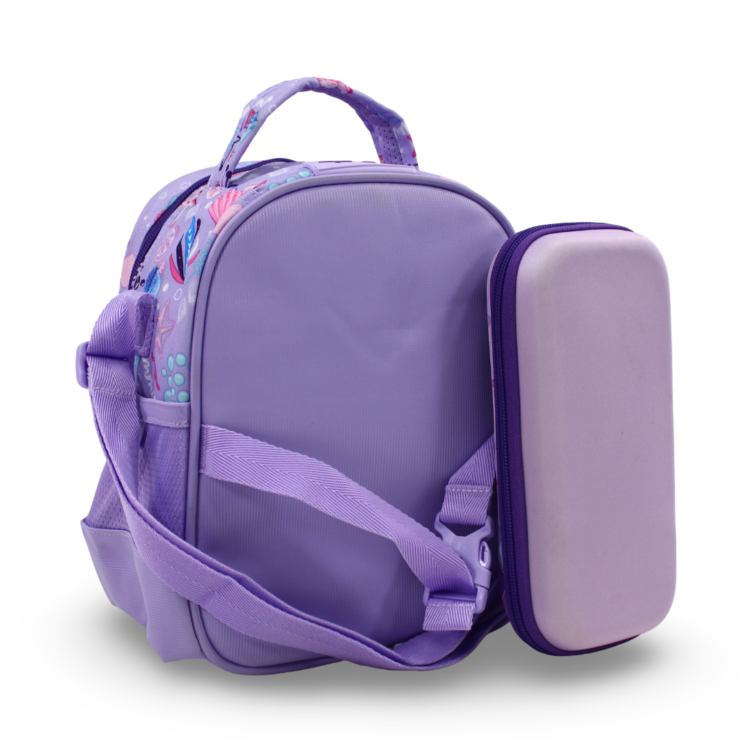 BZ Elsa School Set (Lunch Bag + Pencil Case) – Purple