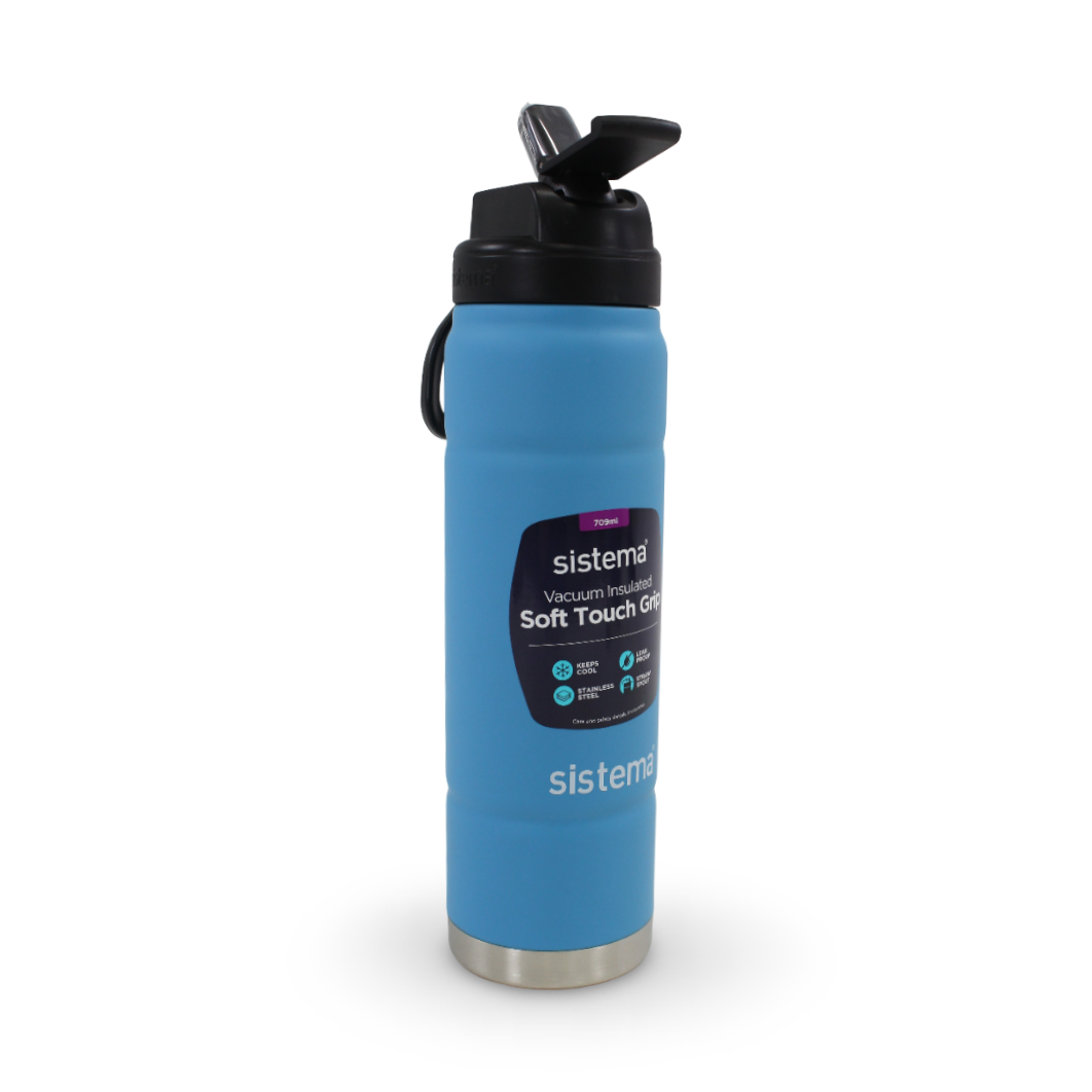 Sistema Hydrate Stainless Steel Water Bottle 700ml – Baby Blue