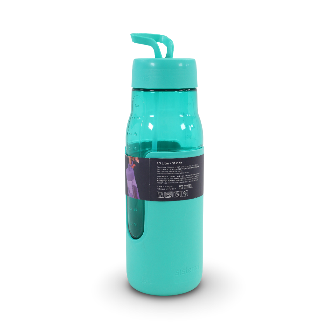 Sistema Flip Sipper Water Bottle 1.5ml – Turquoise