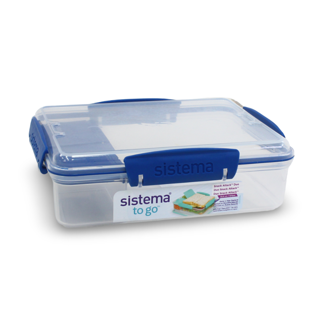 Sistema To Go Snack Attack Duo Food Container 975ml