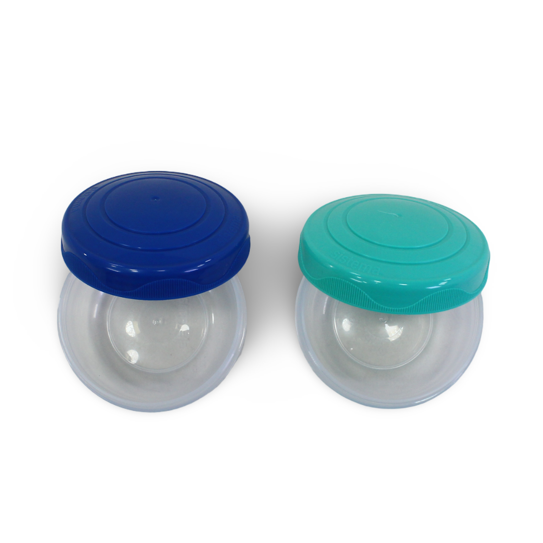 Sistema To Go Portion Pod Small Food Storage 210ml – Blue & Aqua