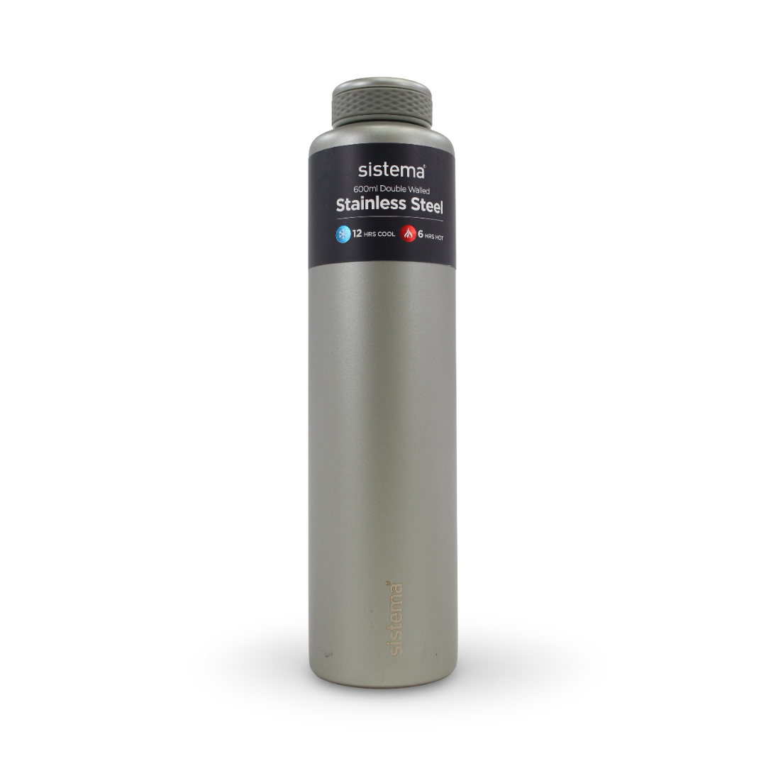 Sistema Hydrate Stainless Steel Water Bottle 600ml