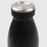زجاجة ترطيب سيستيما سوداء 750 مل من الفولاذ المقاوم للصدأ