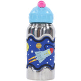 Stainless Steel Slide Out Straw Bottle 400ml (Space)