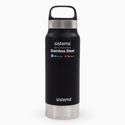 Sistema Stainless Steel Water Bottle – Black