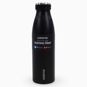 Sistema Stainless Steel Insulated Bottle - Black