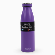Sistema Stainless Steel Insulated Bottle – Purple