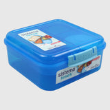 بلو سيستيما 1.25 لتر مكعب بينتو مع وعاء الزبادي لتخزين الطعام