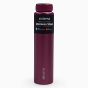 Sistema Stainless Steel Insulated Bottle – Maroon