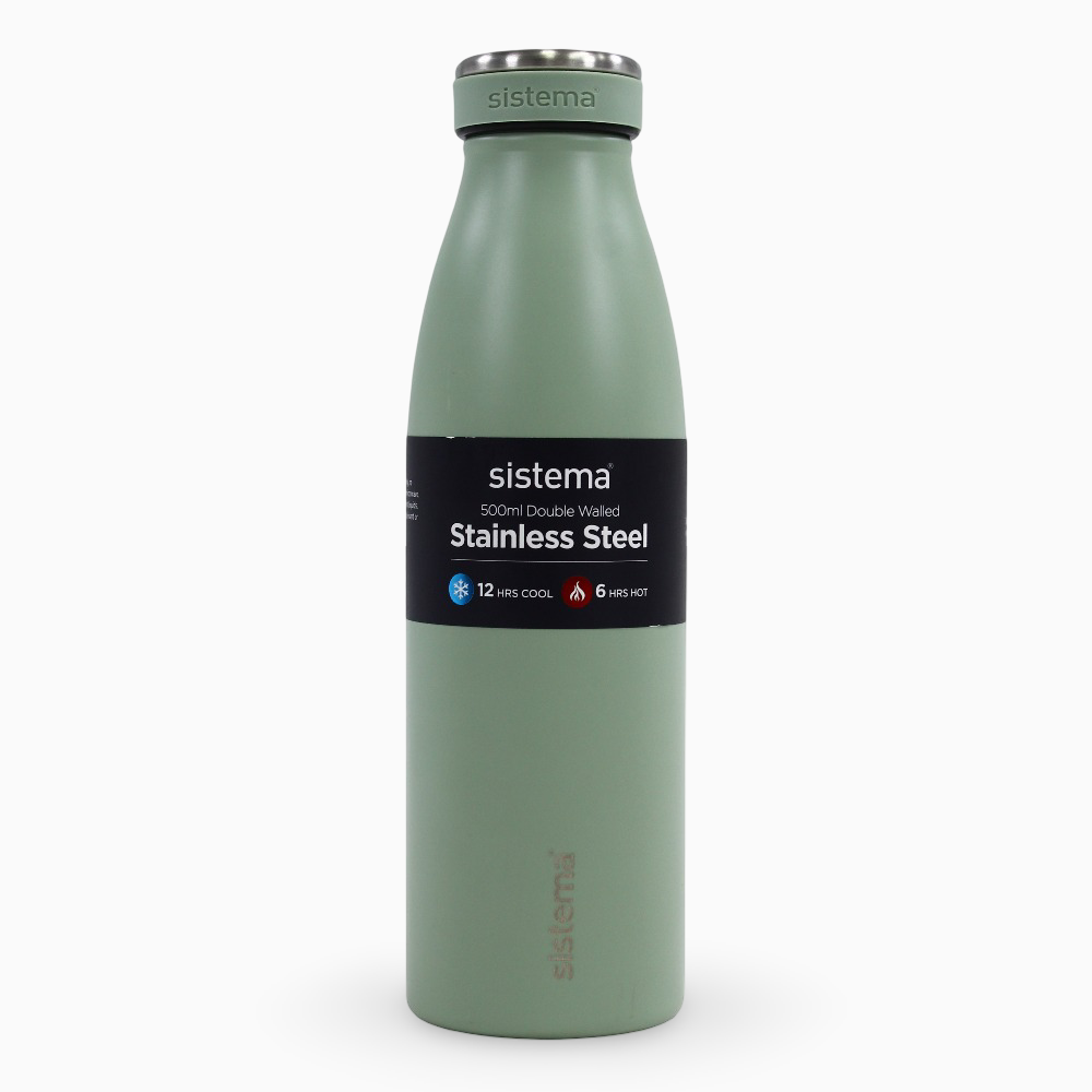 Sistema Stainless Steel Insulated Bottle – Mint