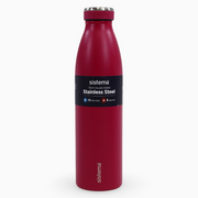 Sistema Stainless Steel Insulated Bottle – Fuchsia