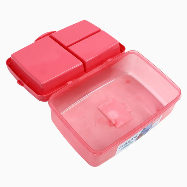 Sistema Plastic Lunch Box – Pink - School