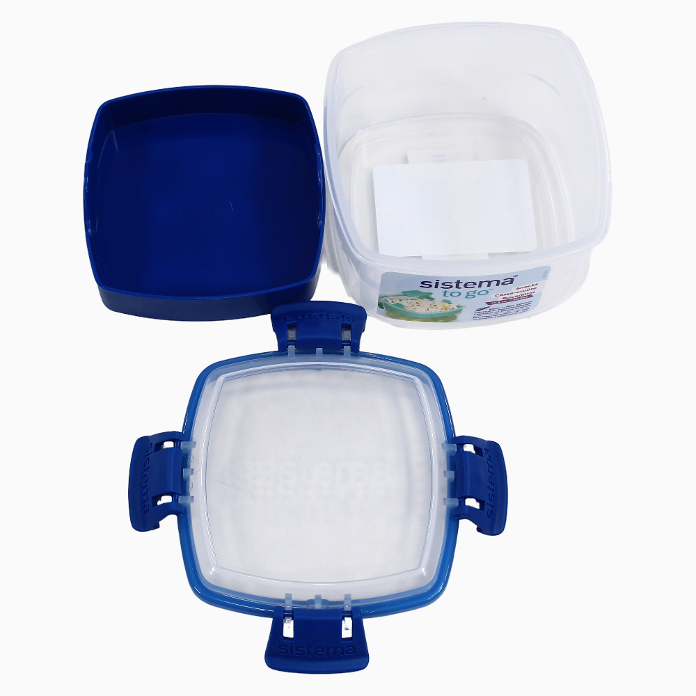 Sistema Lunch Box 400ml – Clear & Navy