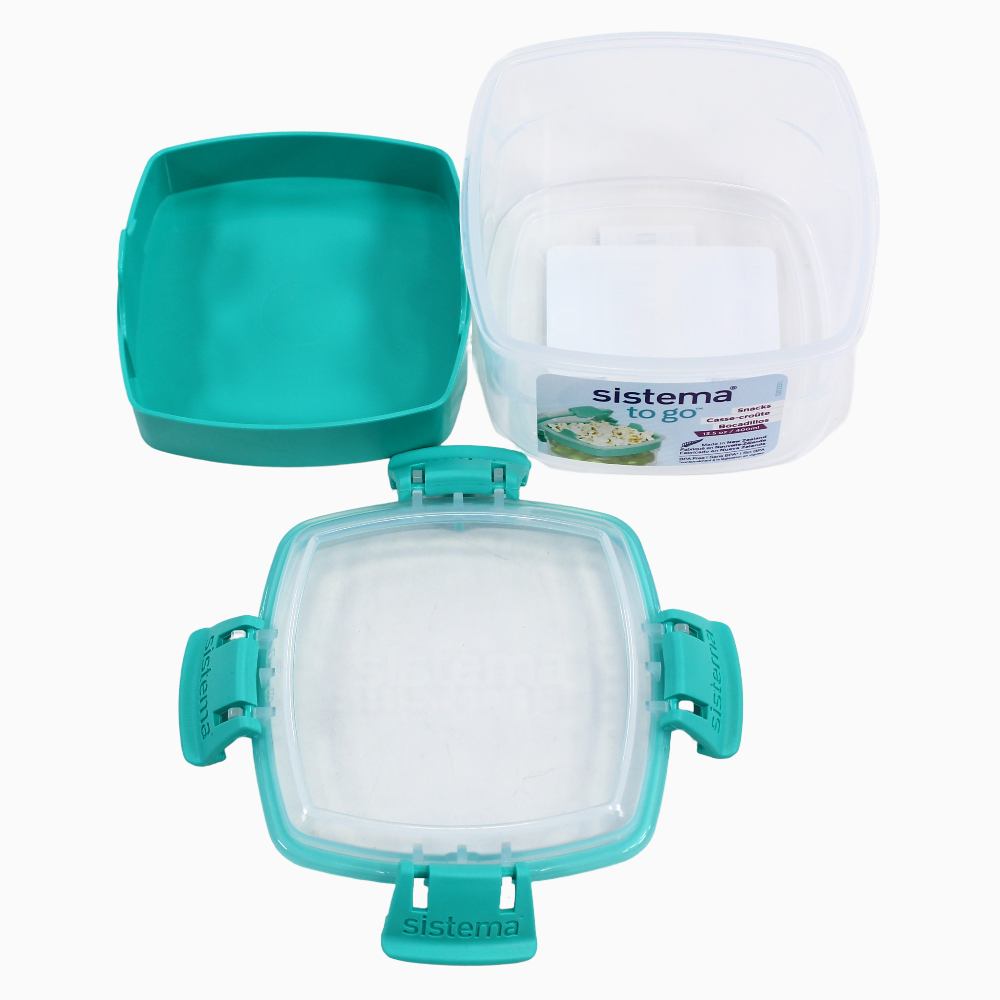 Sistema Snacks To Go Food Container 400ml – Aqua