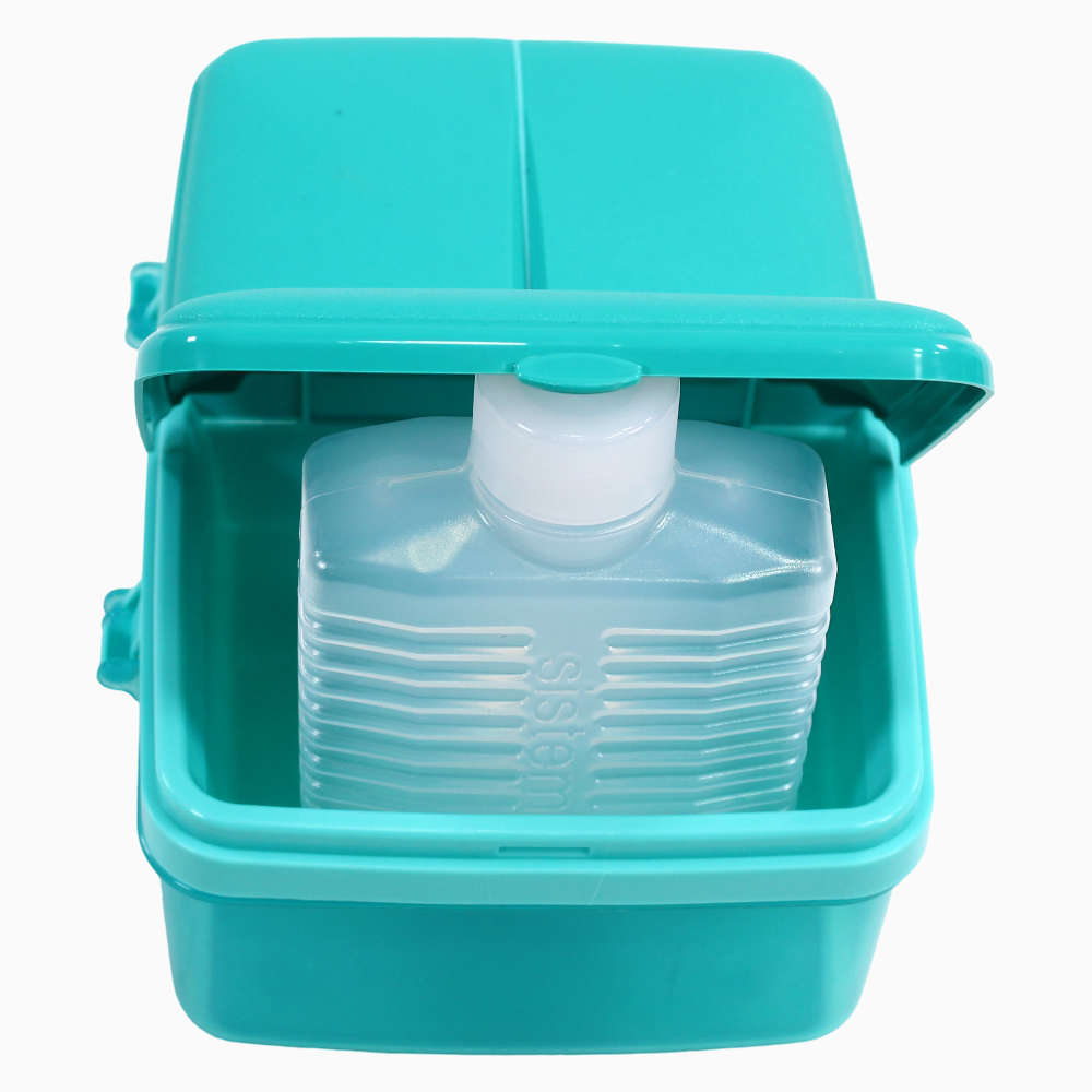 Sistema Slimline Quaddie Lunch Box 1.5L – Aqua