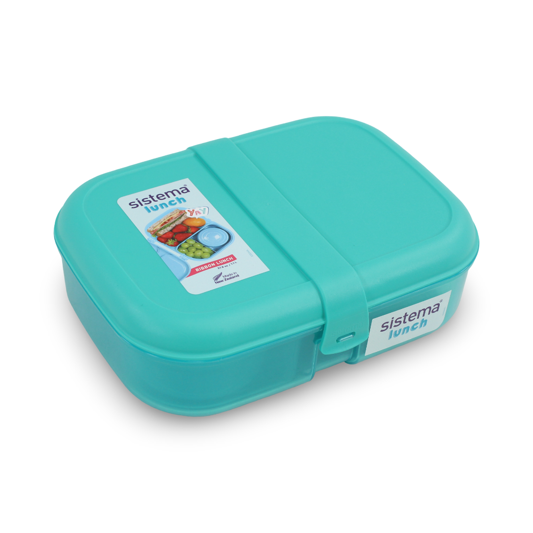 Sistema Ribbon Lunch Box with Mini Bite 1.1L – Aqua