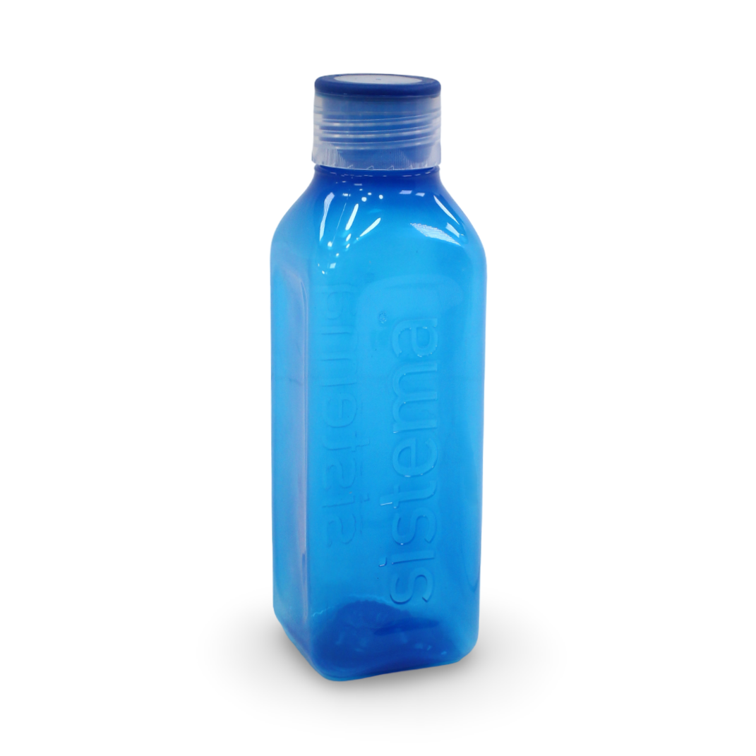Sistema Hydrate Square Water Bottle 725ml – Blue - School