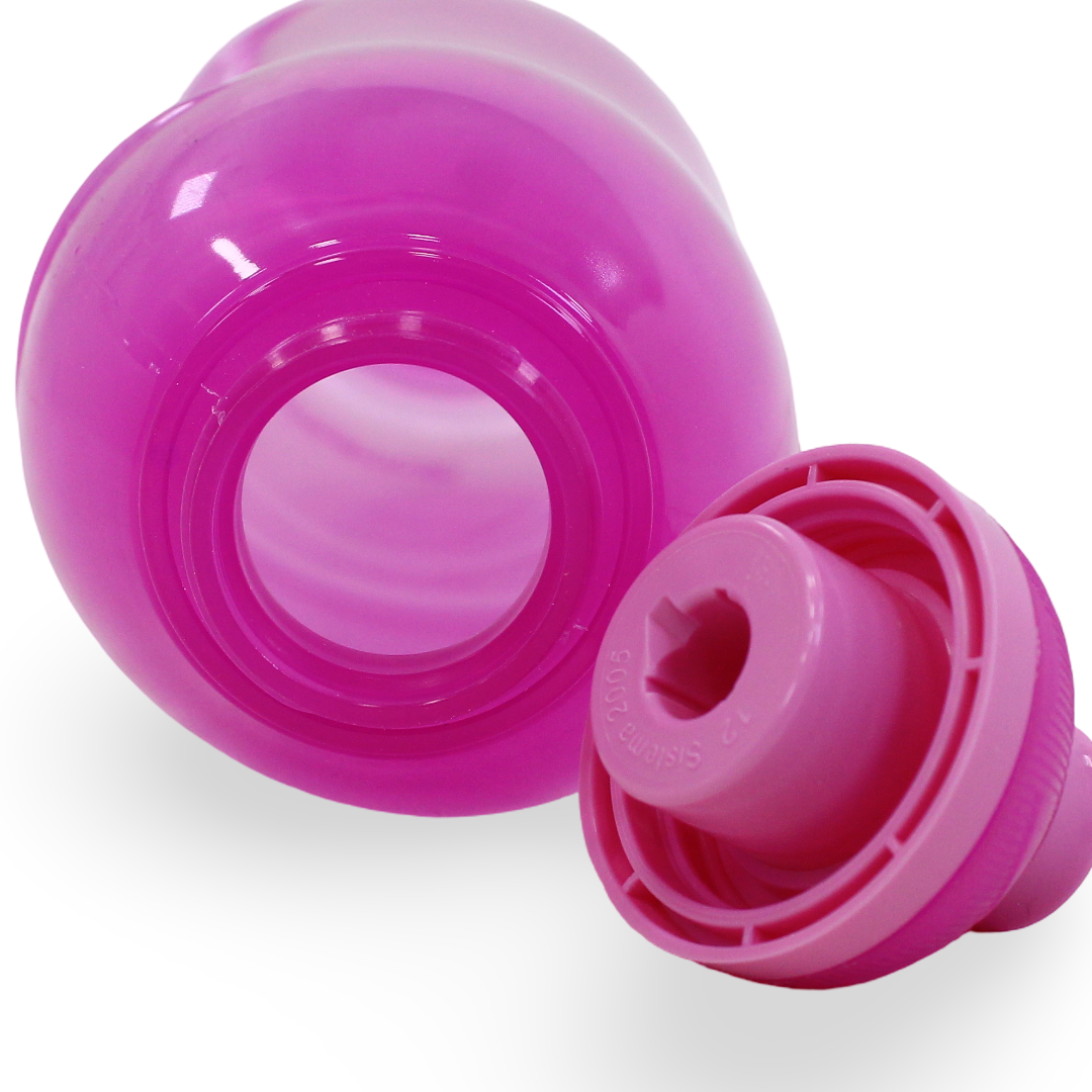 Sistema Twist 'n' Sip Squeeze Sports Water Bottle 620ml – Fuchsia