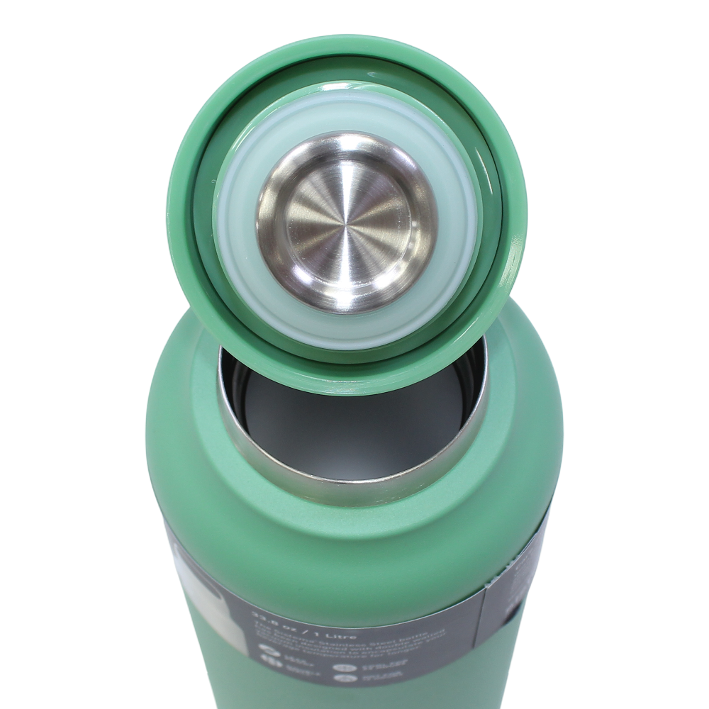Sistema Double Walled Stainless Steel Water Bottle – Mint (1L)
