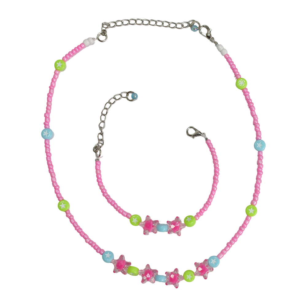Star Beaded Jewellery Set - Assortments - OKO