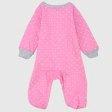 Unicorn Dotted Pink Baby Footie