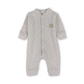 Baby Boys Cotton Footless Onesie – Beige