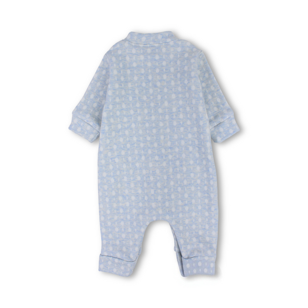 Unisex Baby Cotton Footless Onesie – Baby Blue