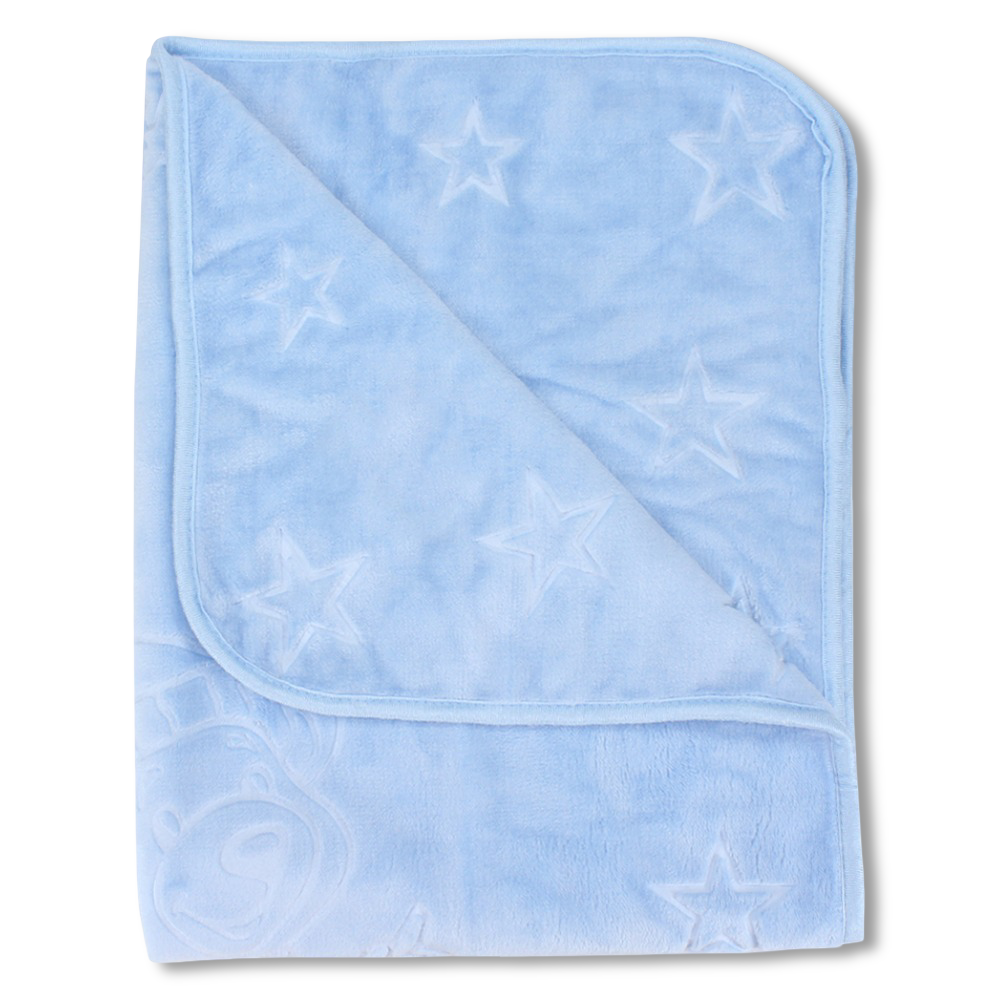 Cotton Baby Blanket – “Happy Bear” Design