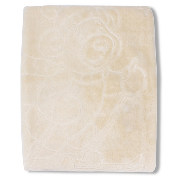 Cotton Baby Blanket – “Happy Bear” Design ( 90 * 110 )