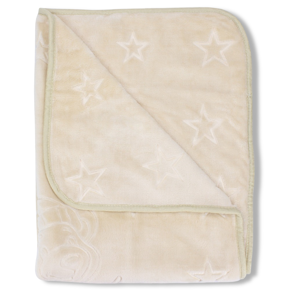 Cotton Baby Blanket – “Happy Bear” Design