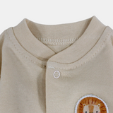 Baby Boys' Cotton Long-Sleeved Footless Onesie