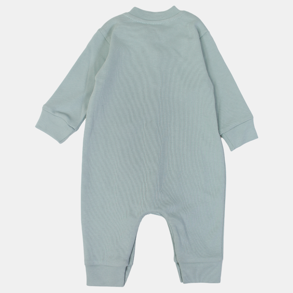Baby Boys' Cotton Long-Sleeved Footless Onesie