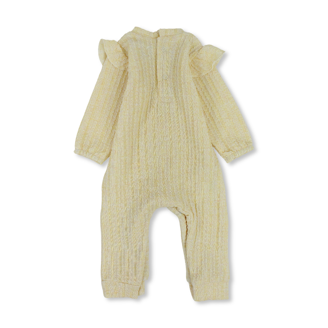 Baby Girls Cotton Baby Footie – Bows Design