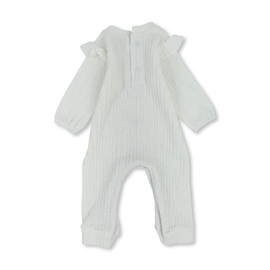 Baby Girls Cotton Baby Footie – Bows Design